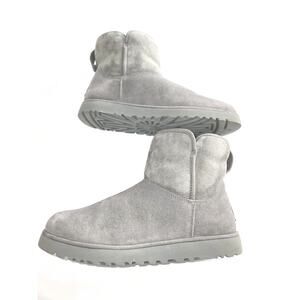 UGG Australia 1013437 Women's Cory Suede Ankle Sheepskin Boots Grey Size 8